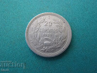 Chile 20 Centavos 1939 Rar