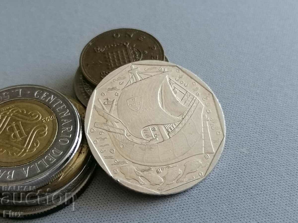 Coin - Portugal - 50 escudos | 1999 with price 2.35 BGN | € 1.20 Coin - Portugal - 50 escudos | 1999 with price 2.35 BGN | € 1.20