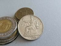 Mонета - Италия - 1 лира | 1922г.