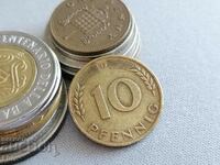 Coin - Germany - 10 Pfennig | 1966; series J