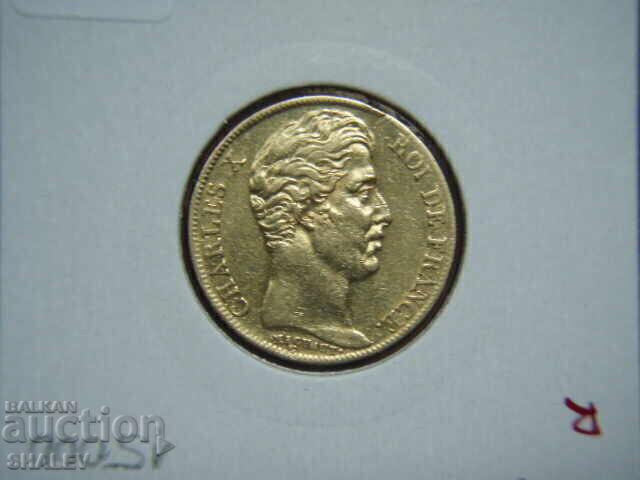 20 Francs 1828 W France (20 Francs France) - XF/AU (gold) - 6 20 Francs 1828 W France (20 Francs France) - XF/AU (gold) - 6