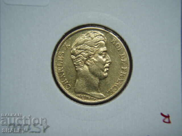 20 Francs 1828 W France (20 Francs France) - XF/AU (gold) - 6