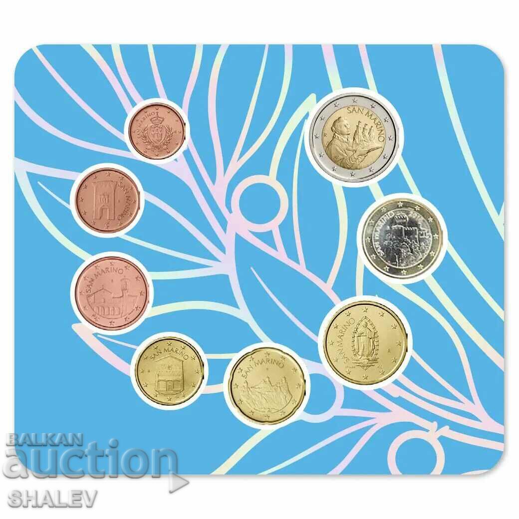 San Marino 2024 set - series of 8 coins San Marino - Unc with price 109.89 BGN | € 56.19 San Marino 2024 set - series of 8 coins San Marino - Unc with price 109.89 BGN | € 56.19