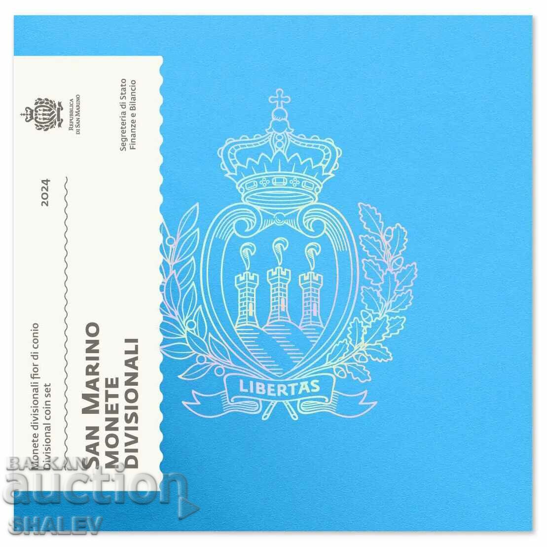 Set San Marino 2024 - serie de 8 monede San Marino - Unc