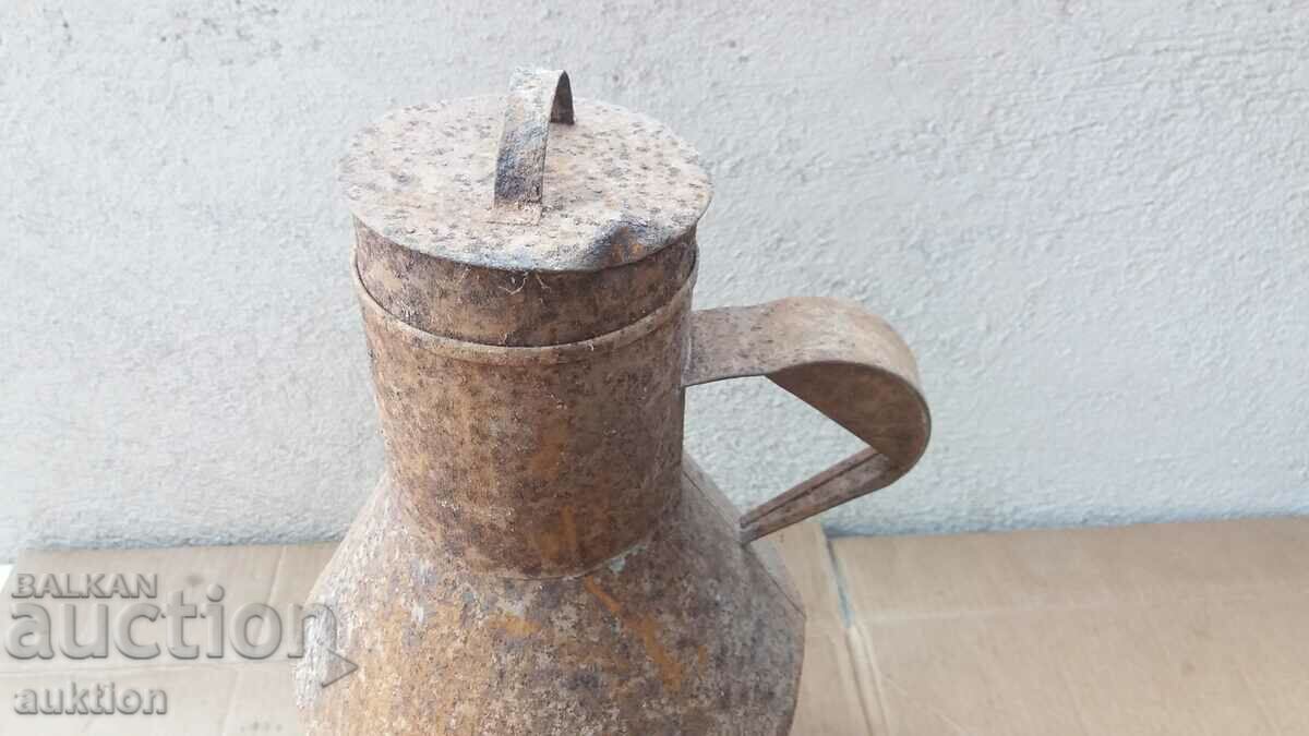 Auction RENAISSANCE LARGE METALLIC MILK CART - 12 LITERS Auction RENAISSANCE LARGE METALLIC MILK CART - 12 LITERS