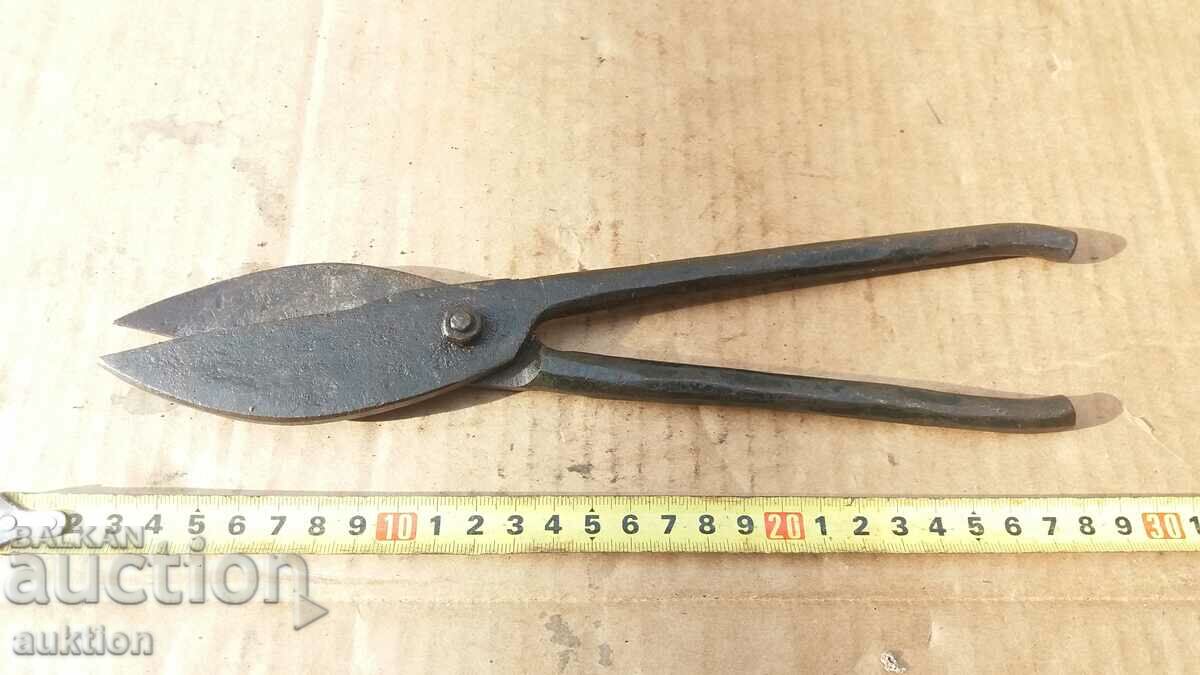 SOLID FORGED SCISSORS FOR CUTTING SHEET METAL - 6