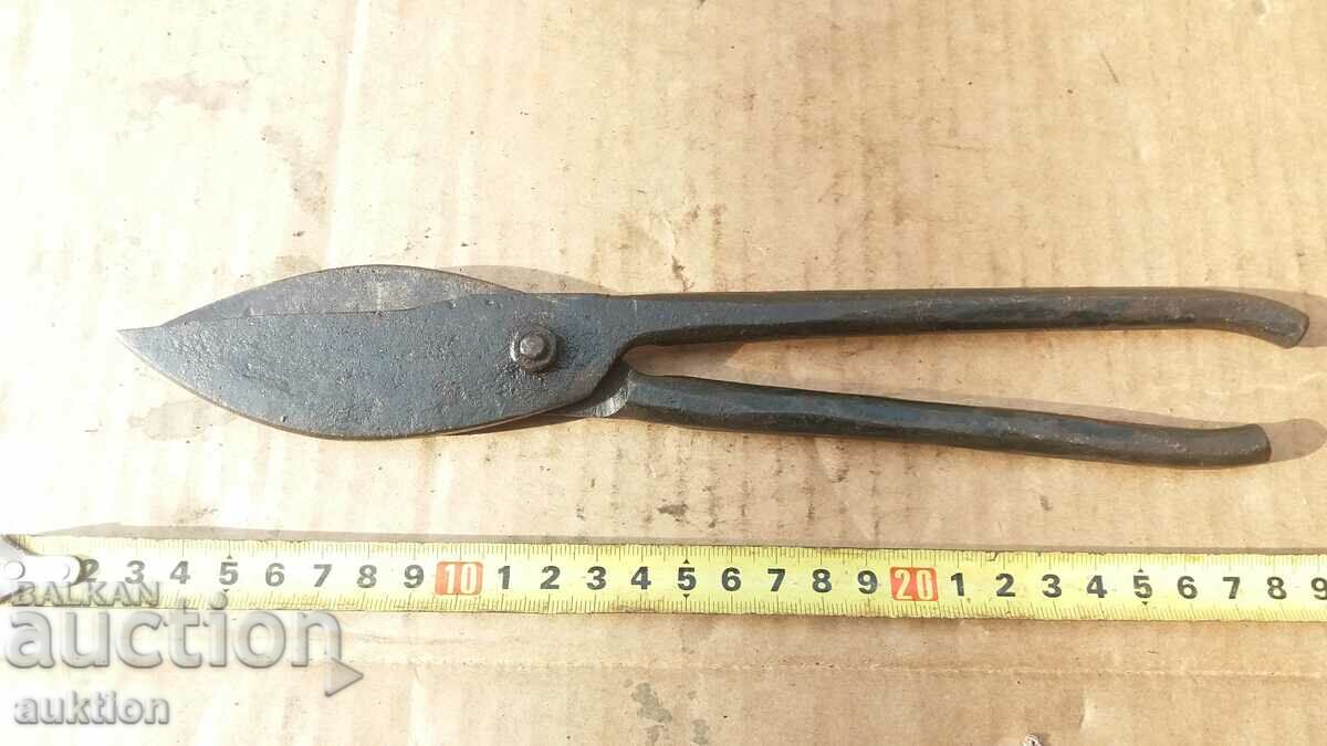 SOLID FORGED SCISSORS FOR CUTTING SHEET METAL - 7