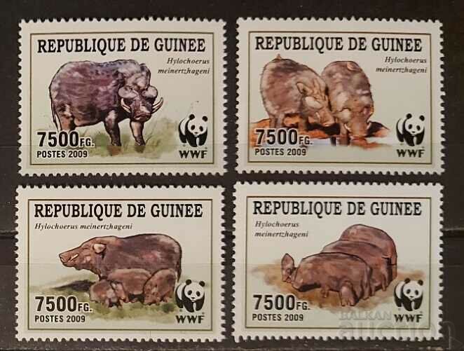 Guinea 2009 WWF Fauna/Wild Boar 10€ MNH