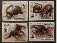 Mozambique 2016 WWF Fauna/African Otters €7 MNH