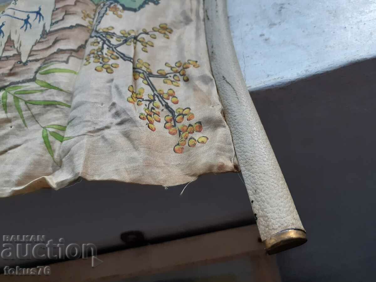 Old Chinese hanging painting on silk - 5 Old Chinese hanging painting on silk - 5