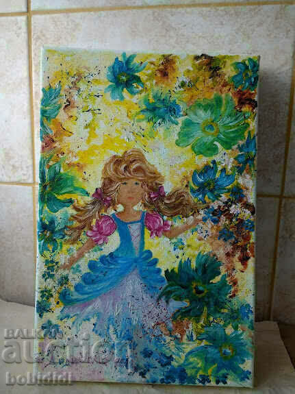 Painting "The Blue Fairy"
