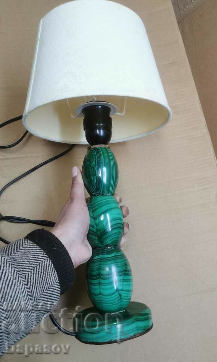 Malachite Night Lamp Lantern with Lampshade
