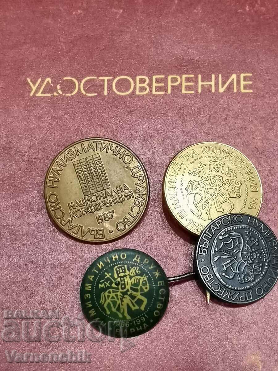 Atestat SOCIETATEA NUMISMATICĂ BULGARĂ - 6 Atestat SOCIETATEA NUMISMATICĂ BULGARĂ - 6
