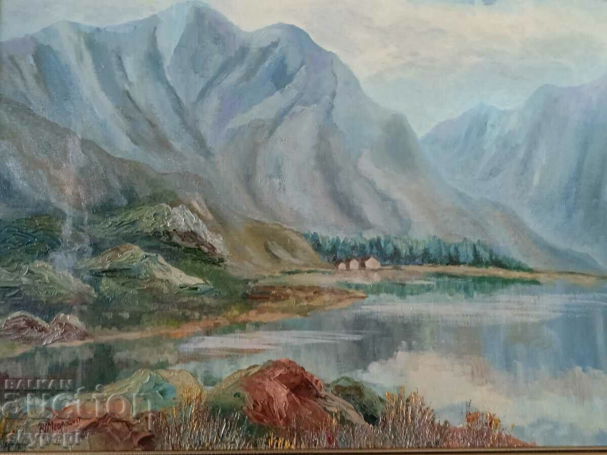 Licitație Peisaj montan de B.J.Megaughey Licitație Peisaj montan de B.J.Megaughey