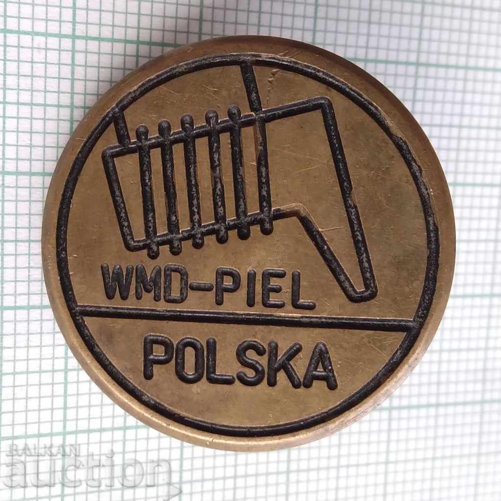 10668 Badge - Poland - screw