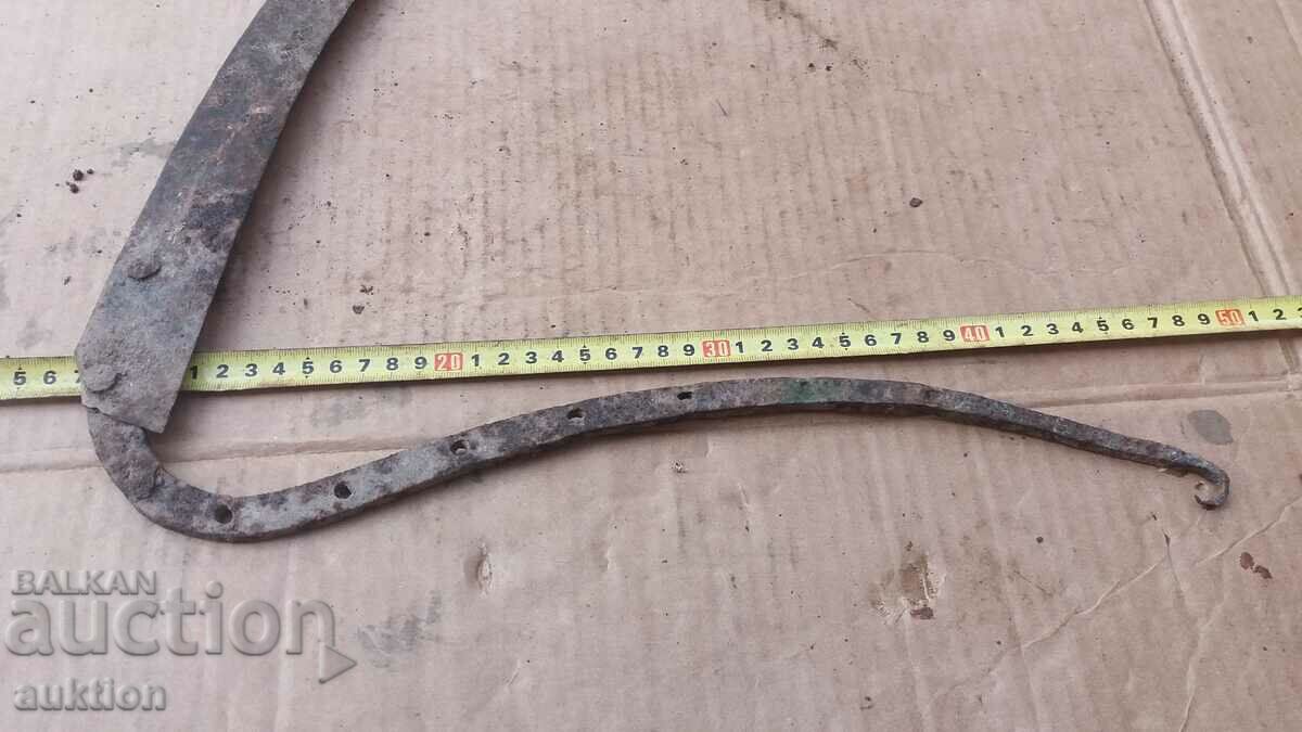 HUGE FORGED RENAISSANCE SICKLE - 5 HUGE FORGED RENAISSANCE SICKLE - 5