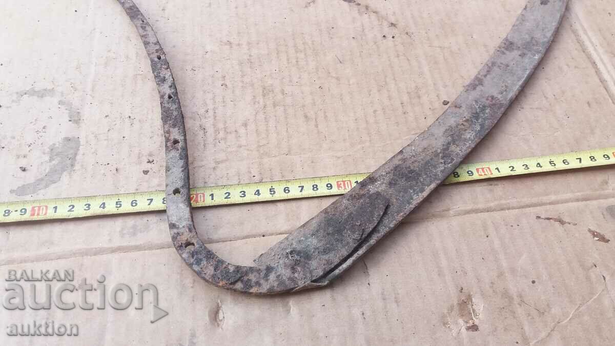 HUGE FORGED RENAISSANCE SICKLE - 6 HUGE FORGED RENAISSANCE SICKLE - 6