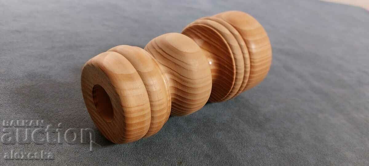 Wooden candlestick with price 13.00 BGN | € 6.65 Wooden candlestick with price 13.00 BGN | € 6.65