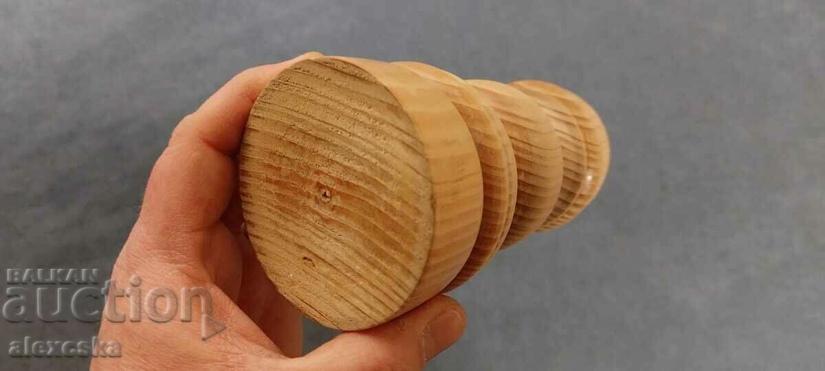 Wooden candlestick - 6 Wooden candlestick - 6