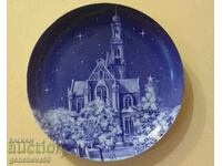Plate for decoration, "Limoges" porcelain