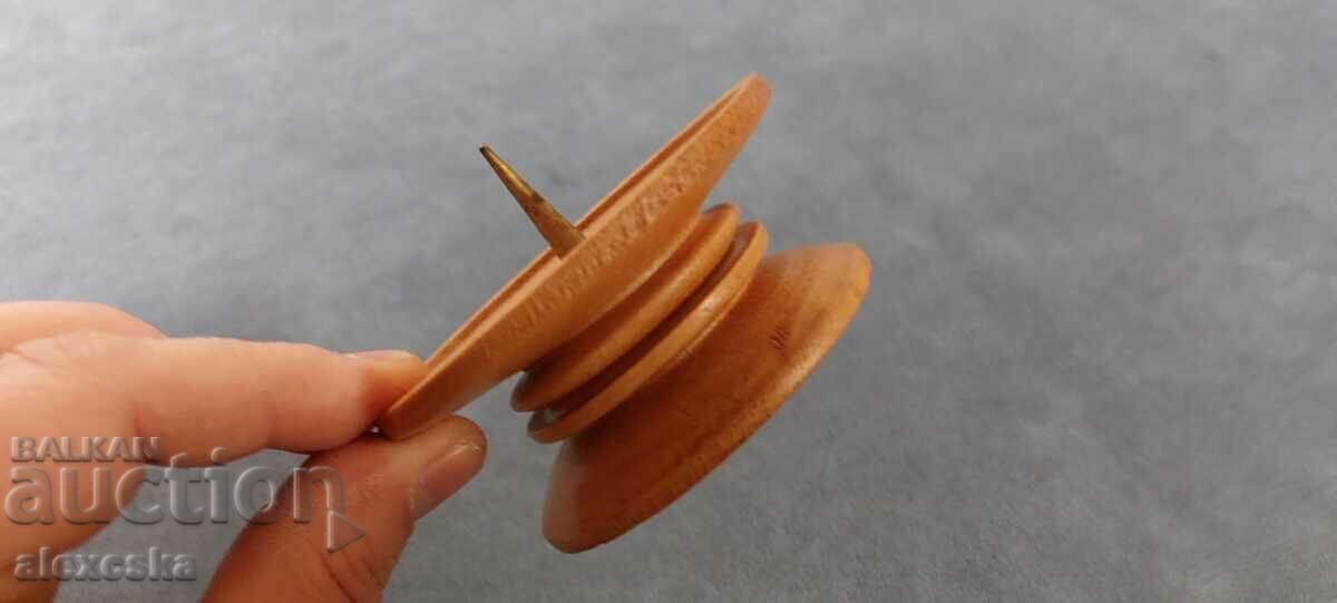 An old wooden candleholder with price 11.00 BGN | € 5.62 An old wooden candleholder with price 11.00 BGN | € 5.62