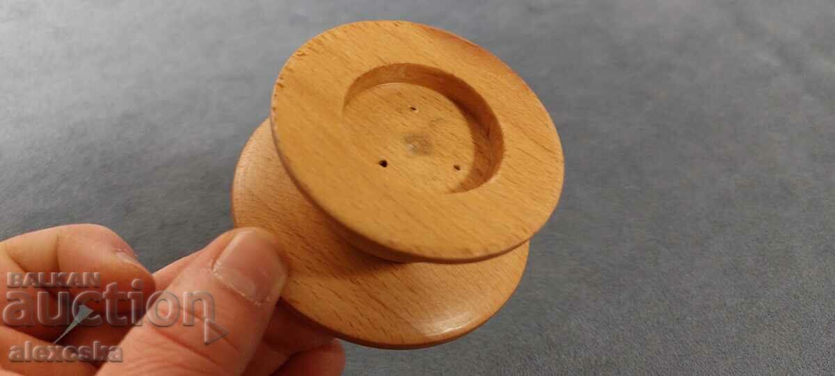 An old wooden candleholder - 6 An old wooden candleholder - 6