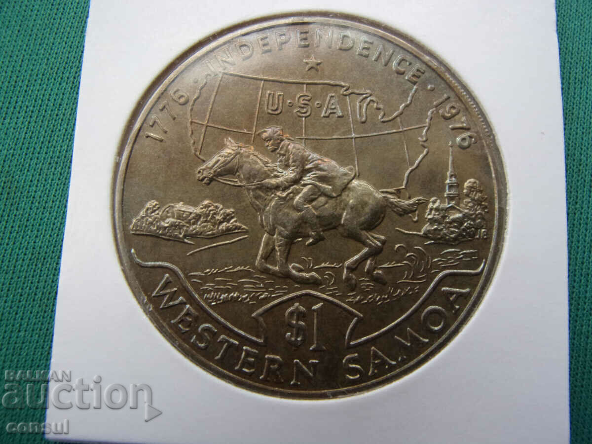 Western Samoa 1 Dollar 1976 UNC