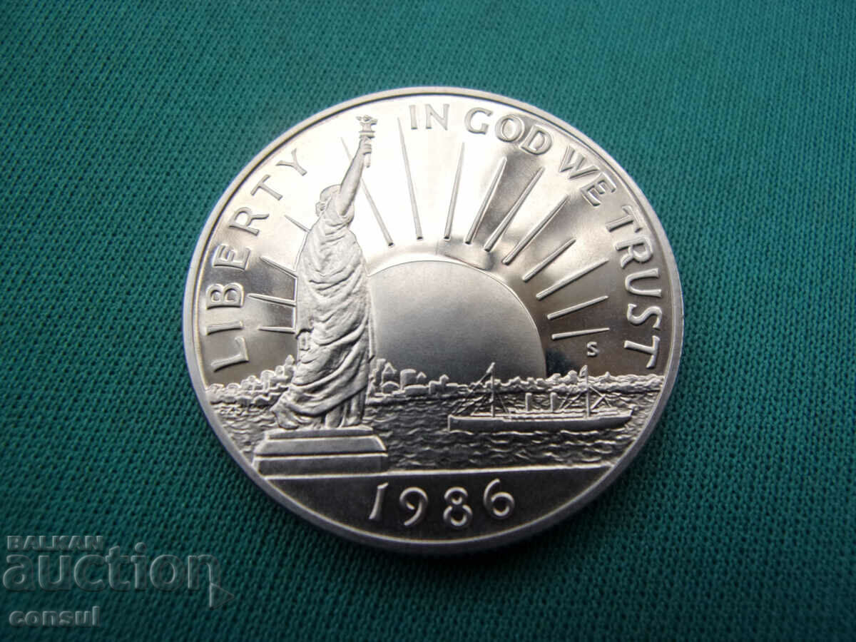 USA ½ Dollar 1986 PROOF UNC με τιμή € 17.90 | 35.01 BGN