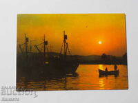Българско черноморие гледка кораб 1987  К 371