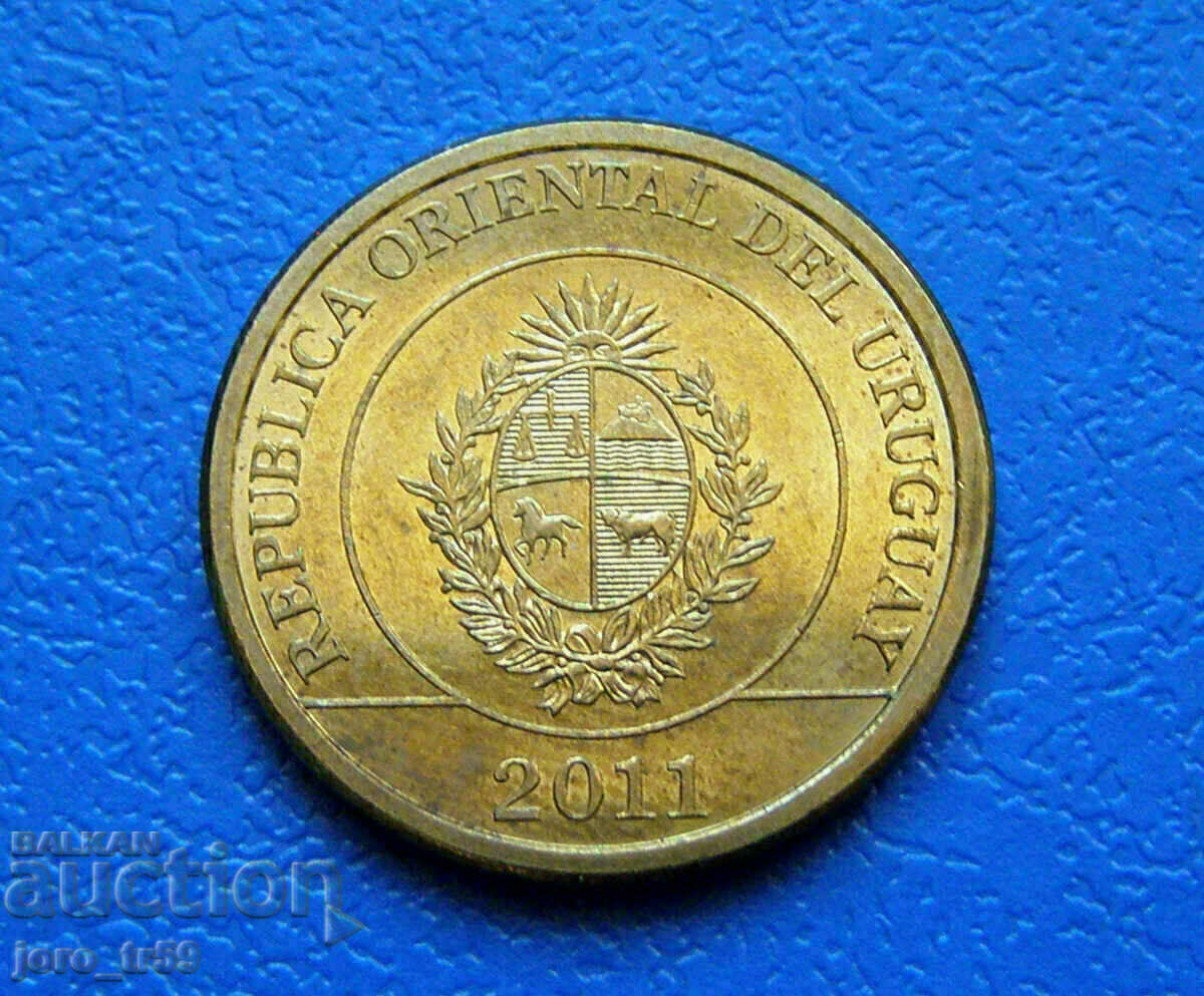 Uruguay 1 peso /1 Pesos/ 2011 with price 3.00 BGN | € 1.53 Uruguay 1 peso /1 Pesos/ 2011 with price 3.00 BGN | € 1.53