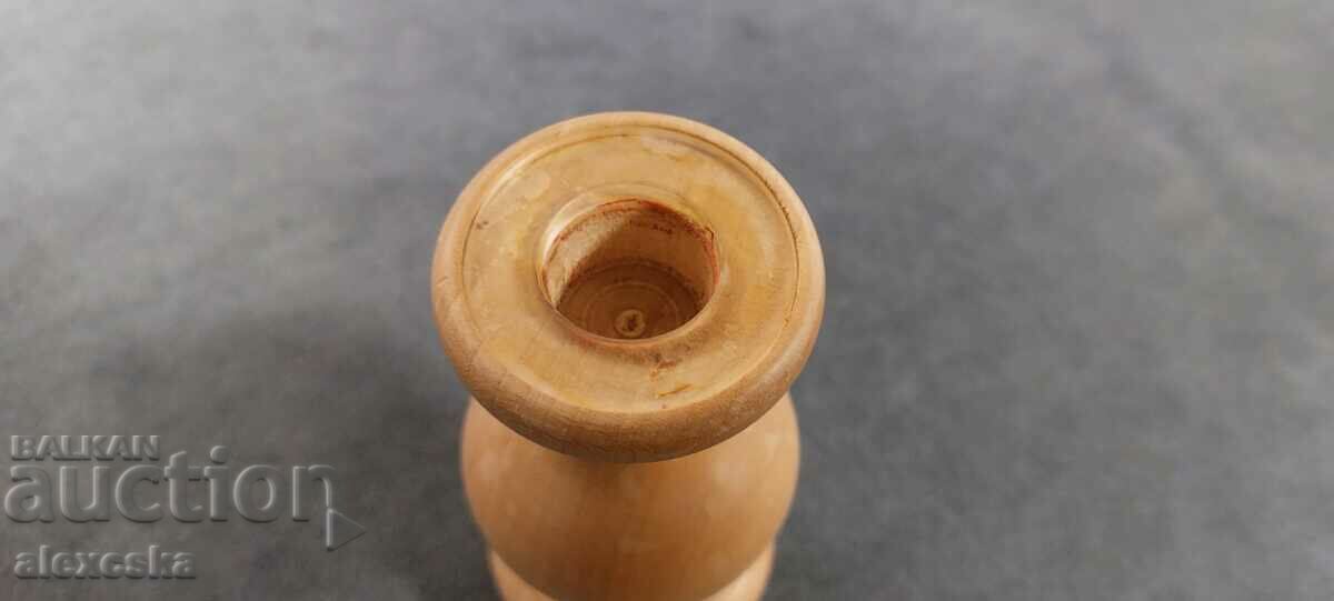 Wooden candlestick - 6 Wooden candlestick - 6