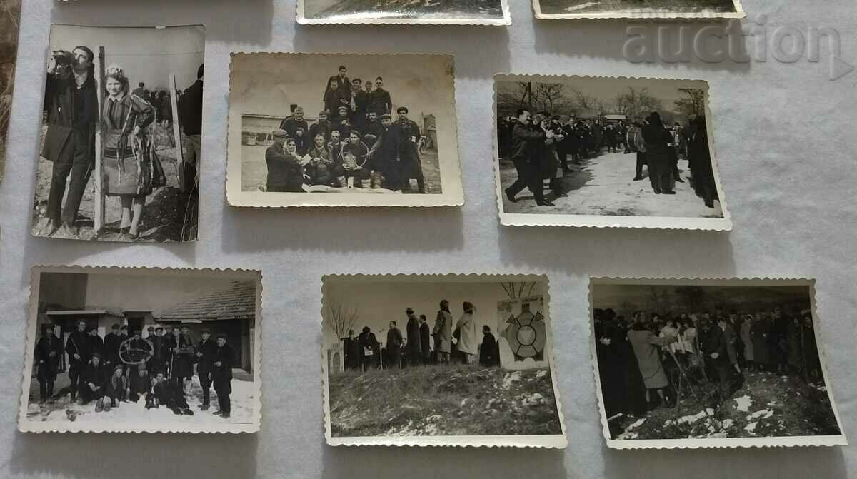 Auction ETHNOGRAPHY TRIFON CUT HOLIDAY PHOTO LOT 15 PIECES Auction ETHNOGRAPHY TRIFON CUT HOLIDAY PHOTO LOT 15 PIECES