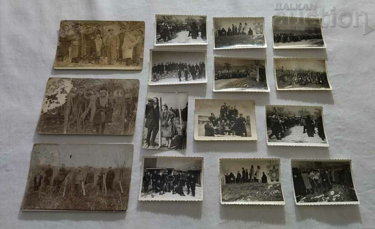 ETHNOGRAPHY TRIFON CUT HOLIDAY PHOTO LOT 15 PIECES