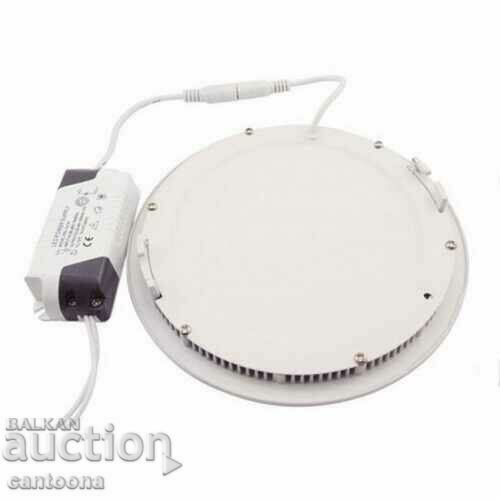 Auction LED panel for embedding - circle, 16W white light, LED driver Auction LED panel for embedding - circle, 16W white light, LED driver