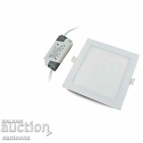 Auction LED panel for embedding-square, 18 W warm light, driver Auction LED panel for embedding-square, 18 W warm light, driver