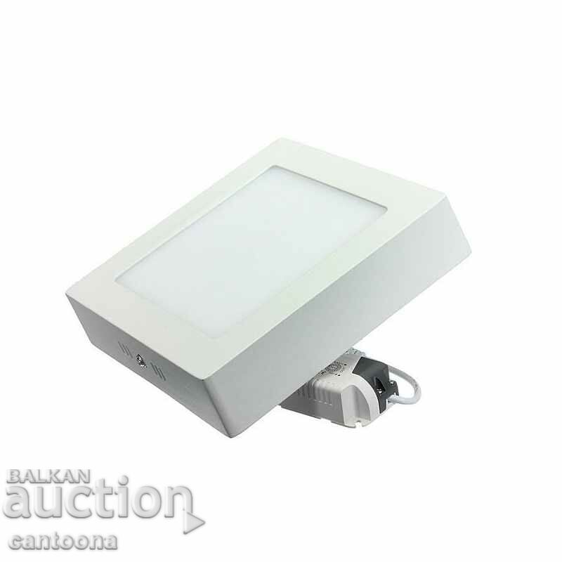 LED panel for outdoor installation, square, 18W warm light with price 16.98 BGN | € 8.68 LED panel for outdoor installation, square, 18W warm light with price 16.98 BGN | € 8.68