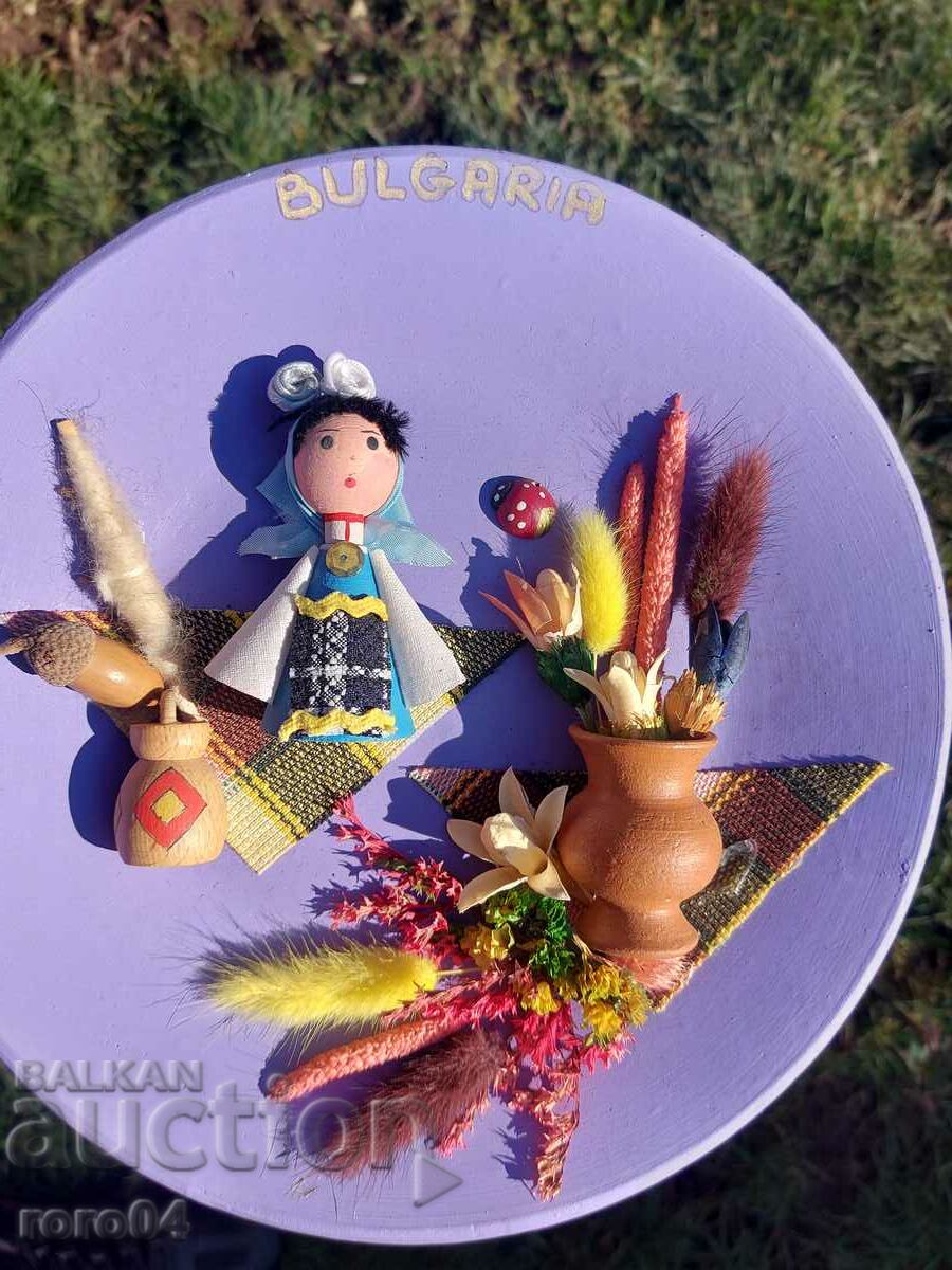 DECORATIVE PLATE - BULGARIA - 6 DECORATIVE PLATE - BULGARIA - 6