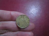 1990 year 100 lira Turkey