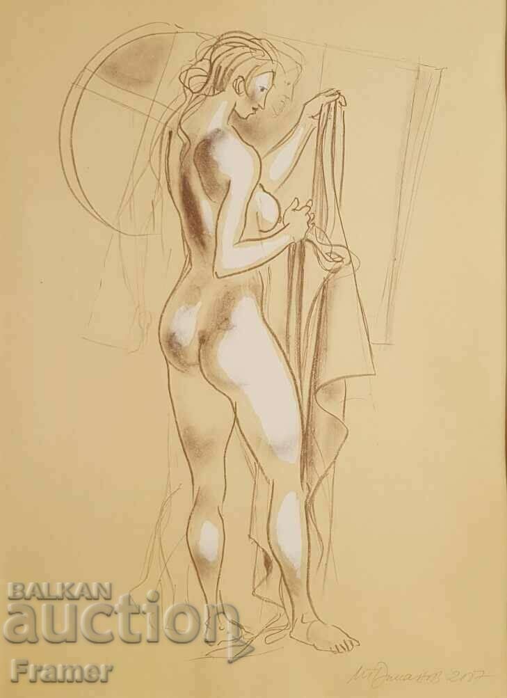 Lyuben Dimanov 1933-2023 Naked body 3 COLOR graphic 2007 with price 500.00 BGN | € 255.65 Lyuben Dimanov 1933-2023 Naked body 3 COLOR graphic 2007 with price 500.00 BGN | € 255.65