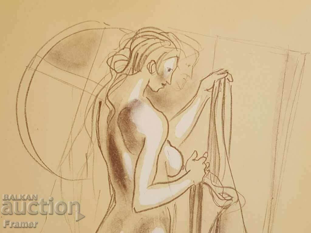 Auction Lyuben Dimanov 1933-2023 Naked body 3 COLOR graphic 2007 Auction Lyuben Dimanov 1933-2023 Naked body 3 COLOR graphic 2007