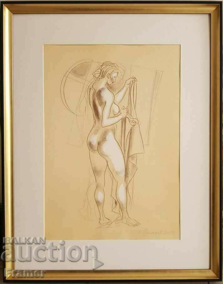 Lyuben Dimanov 1933-2023 Nud body 3 COLOR graphic 2007