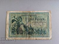 Τραπεζογραμμάτιο του Ράιχ - Γερμανία - 5 γραμματόσημα 1904