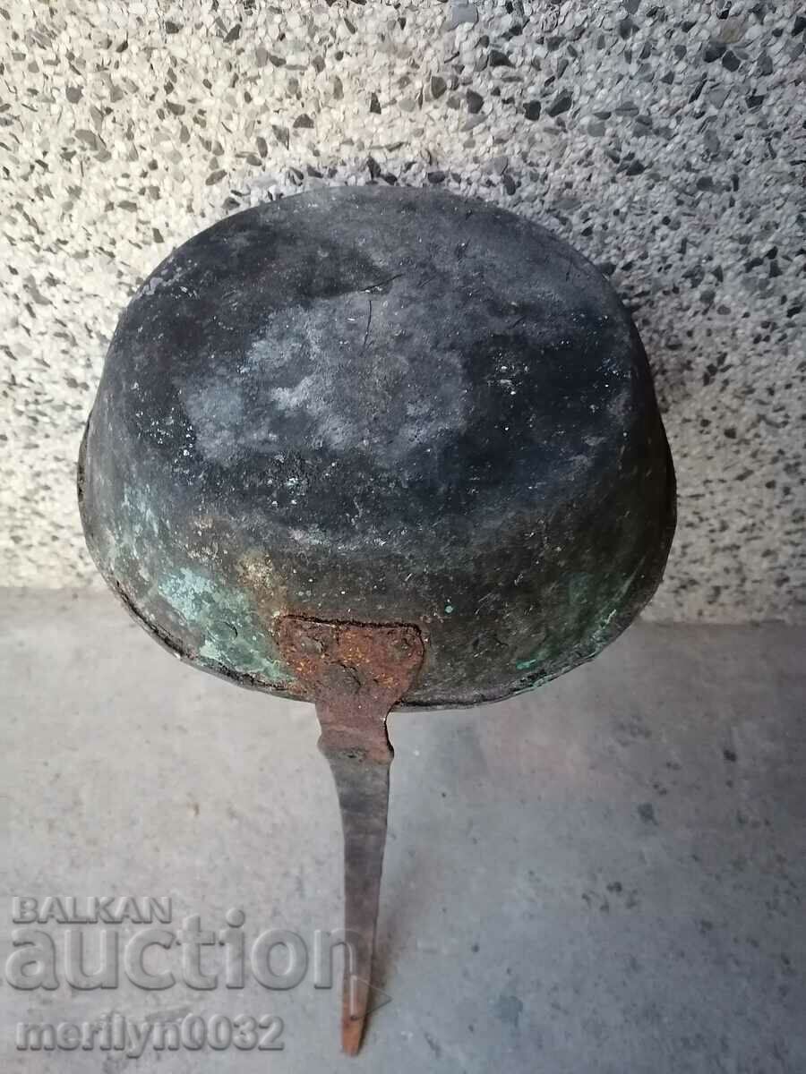 Παλιό χάλκινο ταψί, χαλκός, δίσκος, χάλκινο δοχείο - 6 Παλιό χάλκινο ταψί, χαλκός, δίσκος, χάλκινο δοχείο - 6