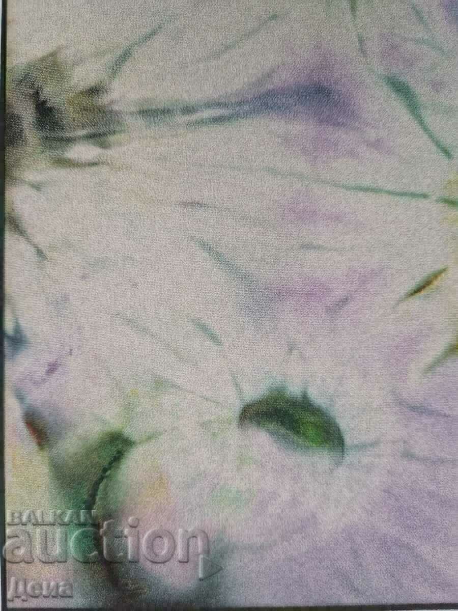 Παράδοση Μια όμορφη ζωγραφιά σε μετάξι.