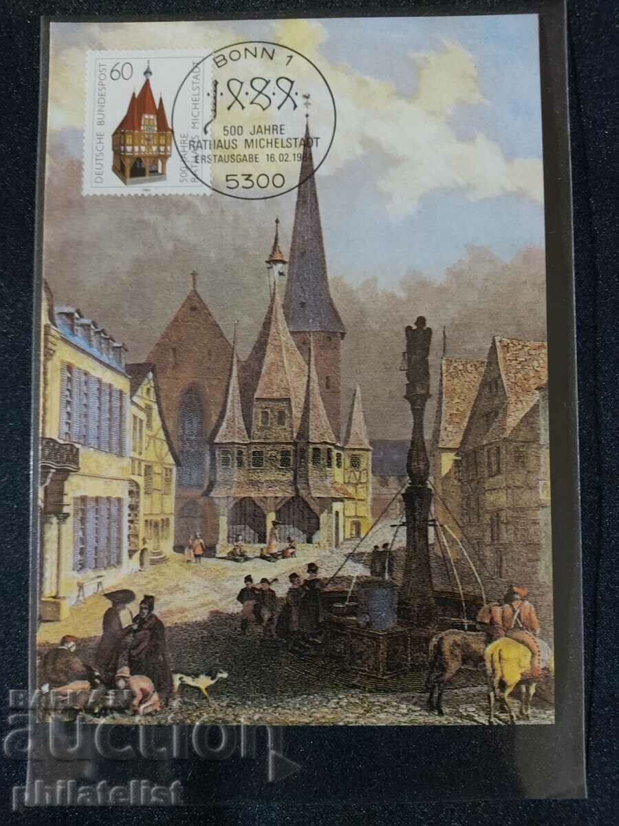 Poșta Germană - 1984 - Card Maximum