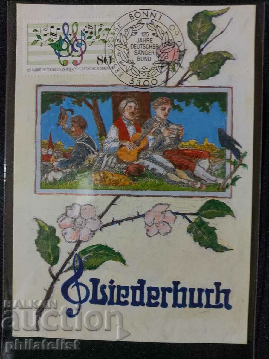 Poșta Germană - 1987 - Card Maximum