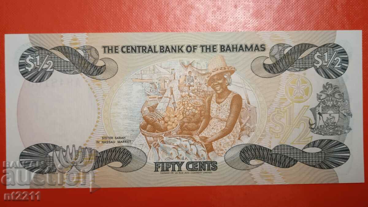Banknote 1/2 dollar Bahamas 1974. with price 25.99 BGN | € 13.29 Banknote 1/2 dollar Bahamas 1974. with price 25.99 BGN | € 13.29