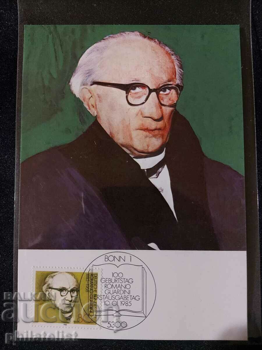 Poșta Germană 1985 - Card Maximum
