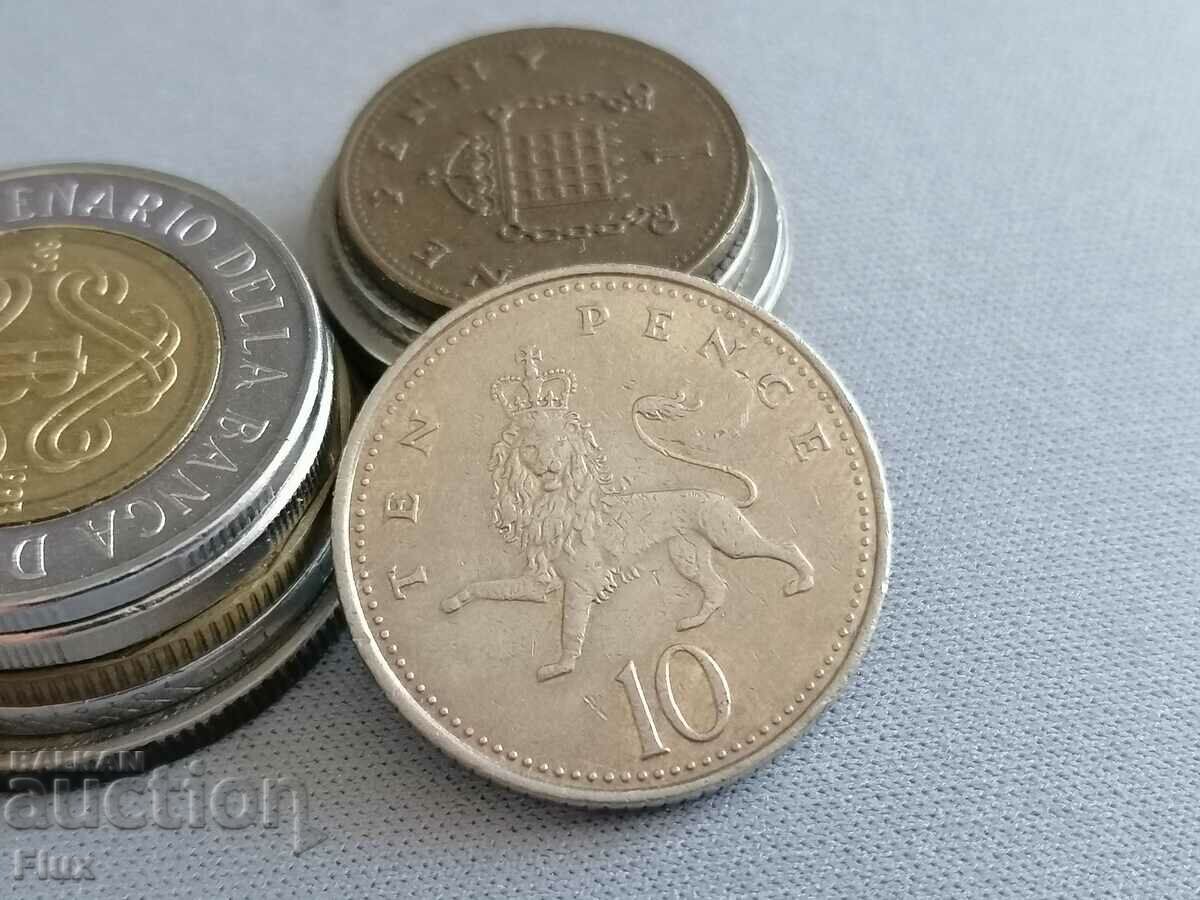 Monedă - Marea Britanie - 10 pence 2000