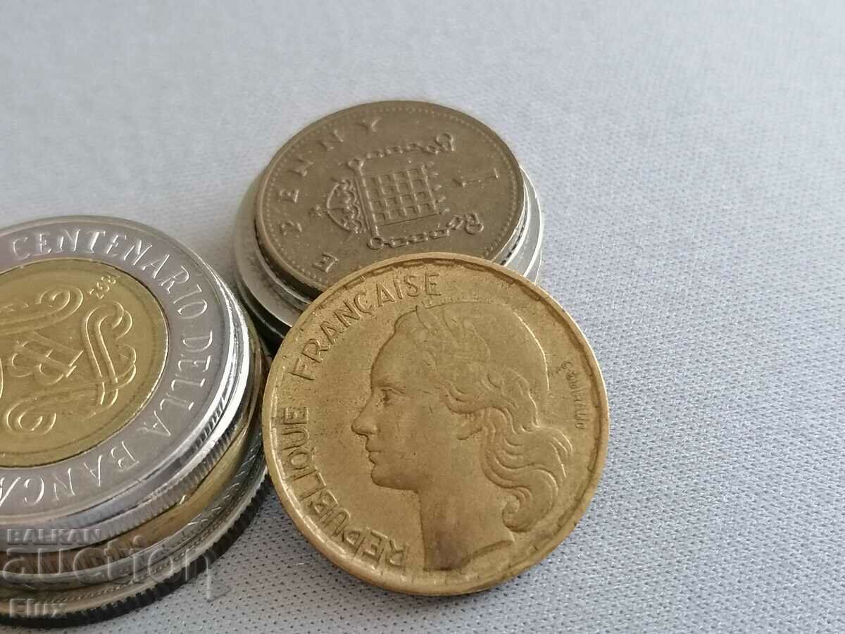 Монета - Франция - 20 франка | 1953г. с цена 2.45 лв. | € 1.25 Монета - Франция - 20 франка | 1953г. с цена 2.45 лв. | € 1.25